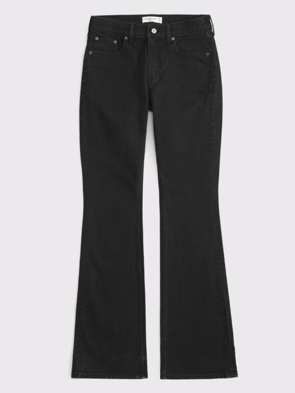 NWT Abercrombie&Fitch Black Boot Jeans, Size 36L (US 22 Long)